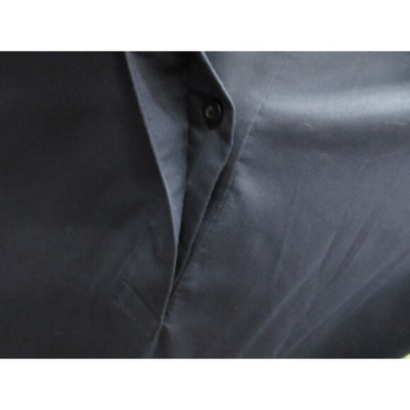 Chico's Womens No-Iron Blue Chic Stretch Bow-and-Grommet Tunic Top Sz 2, 12 US - Picture 7 of 16